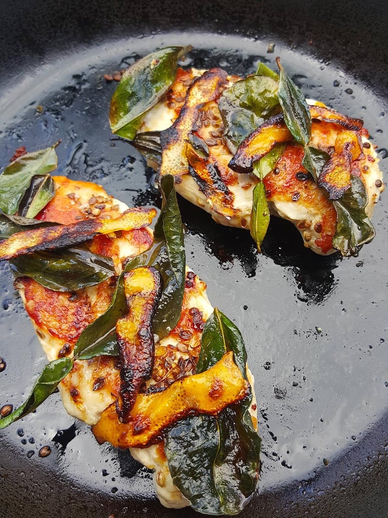 Chicken Breasts with Lime Leaves
