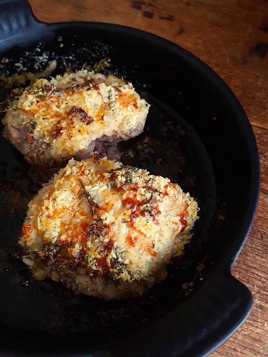 Lamb Rumps with Parmesan Crust