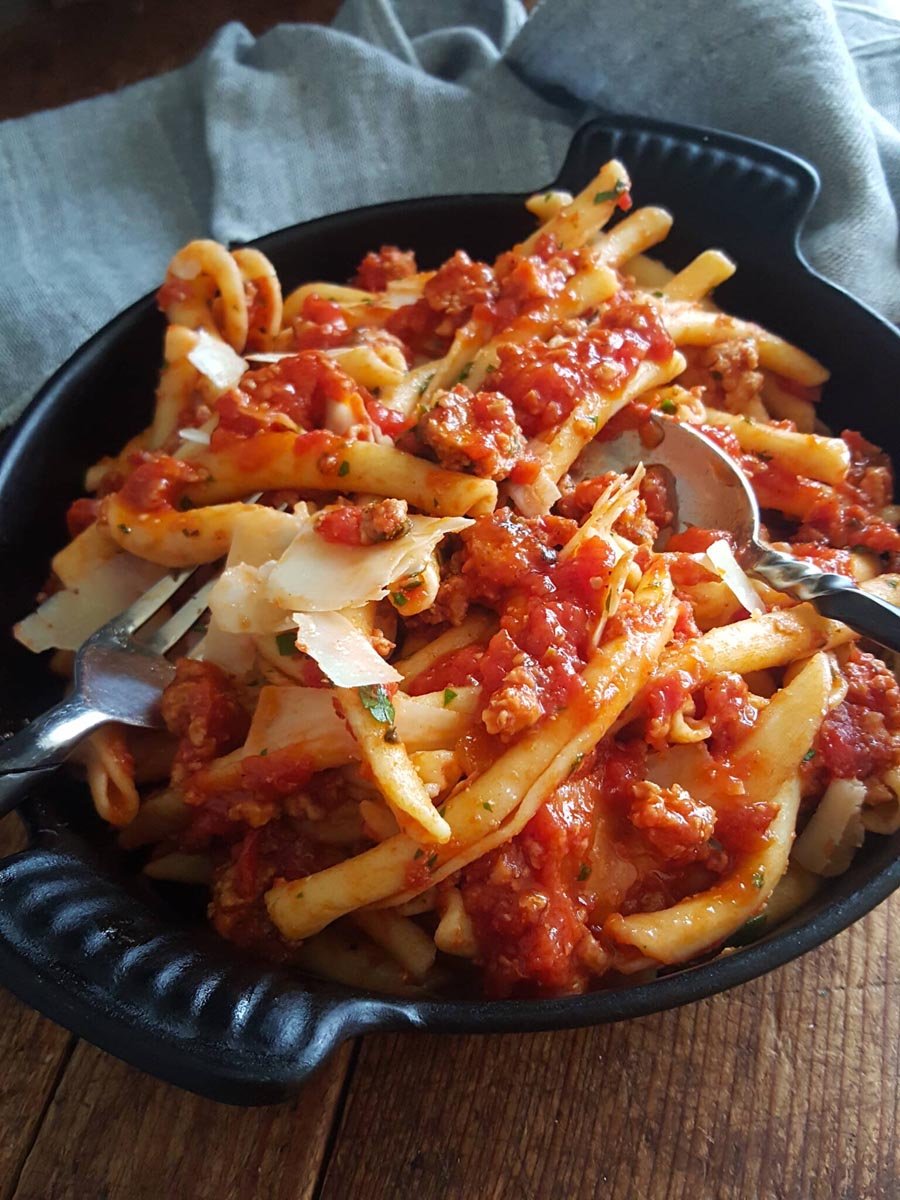 Sausage ragu