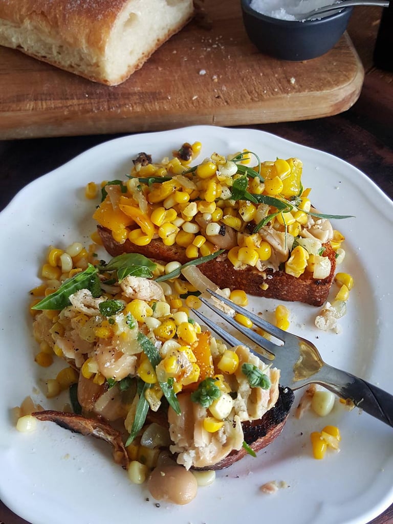 Start with bruschetta