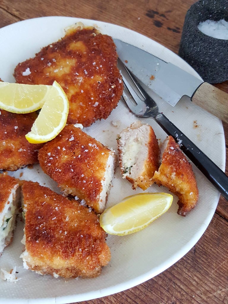 Crunchy Chicken Breasts with Ricotta Stuffing