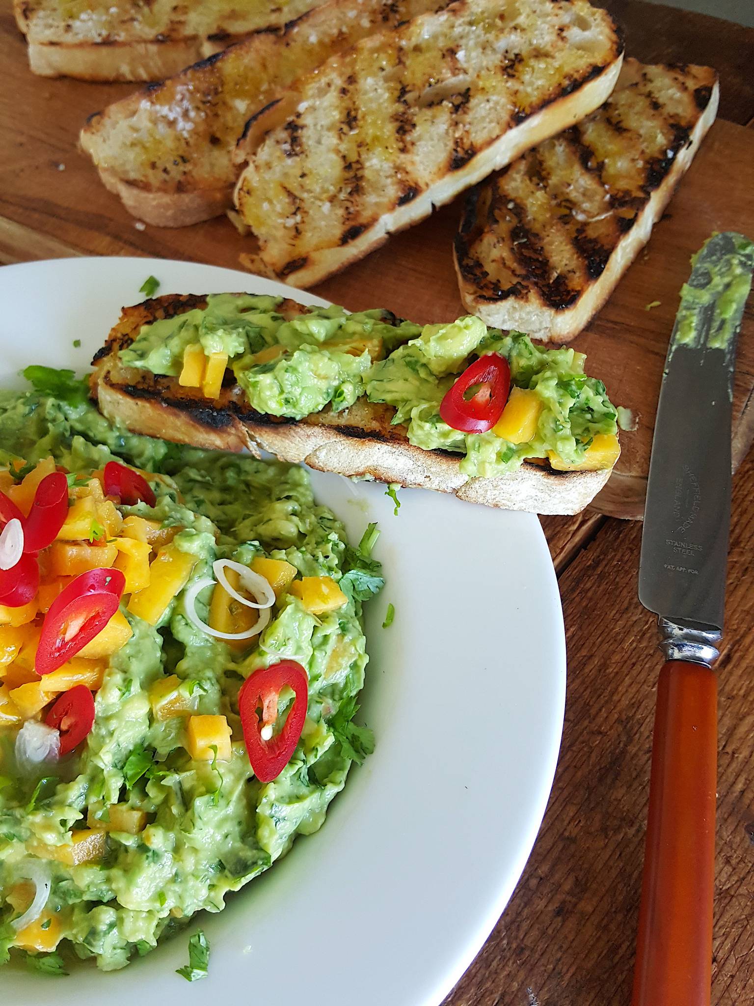 Peach & Avocado Guacamole