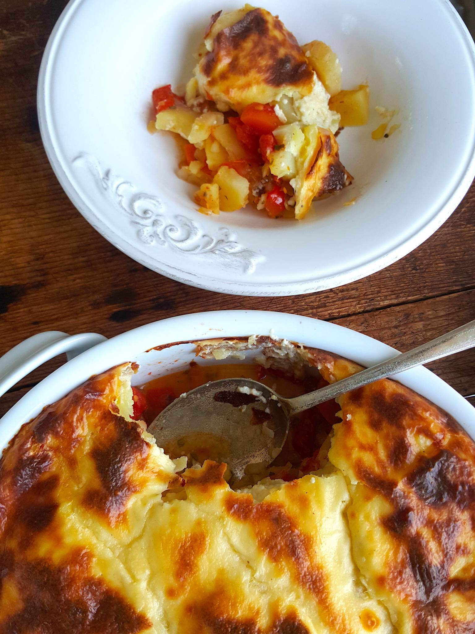 Vegetable Souffle Gratin
