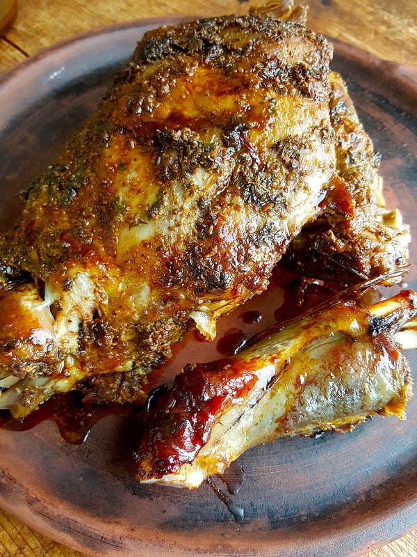 Slow-cooked Shoulder of Lamb