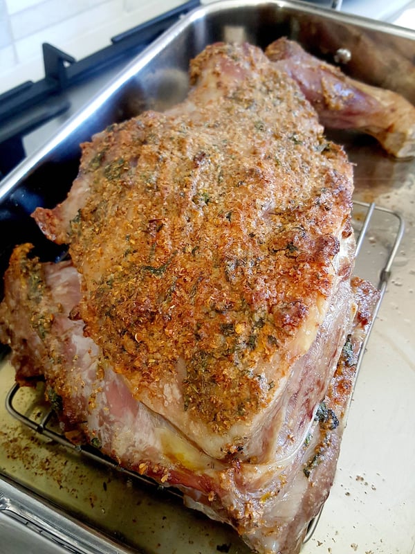 Slow-cooked Shoulder of Lamb