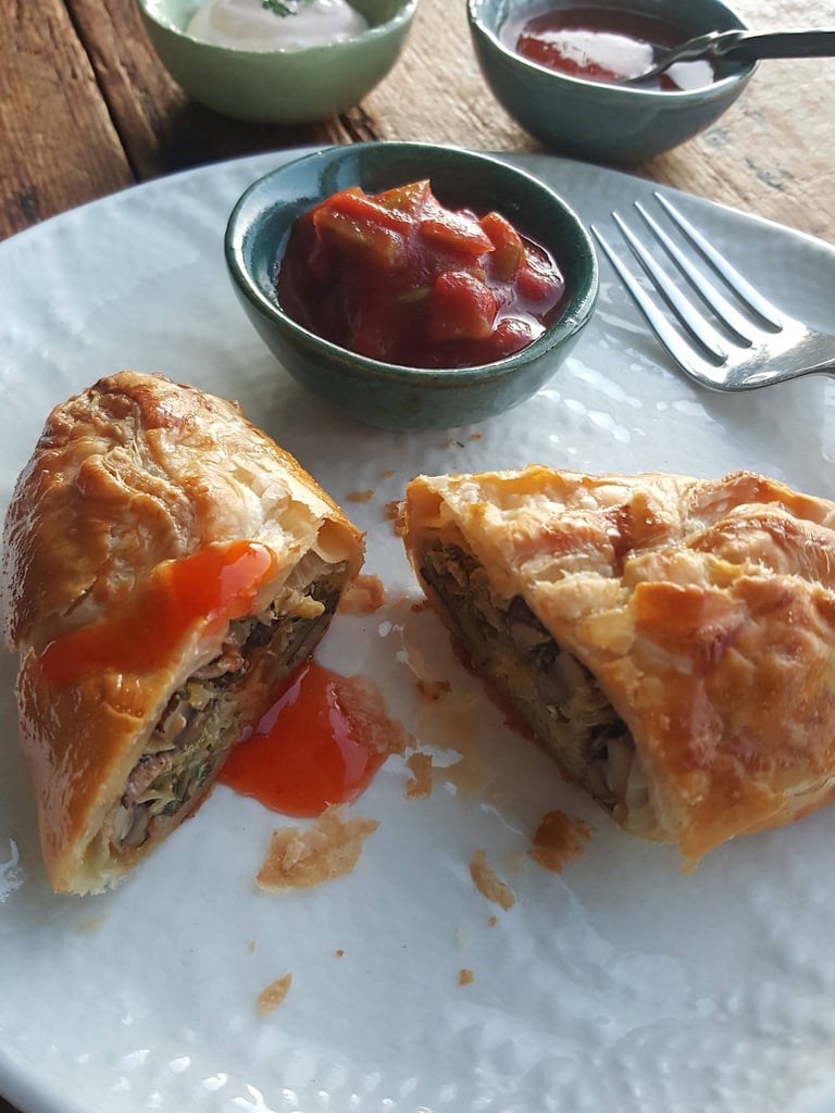 Mushroom & Leek Pasties
