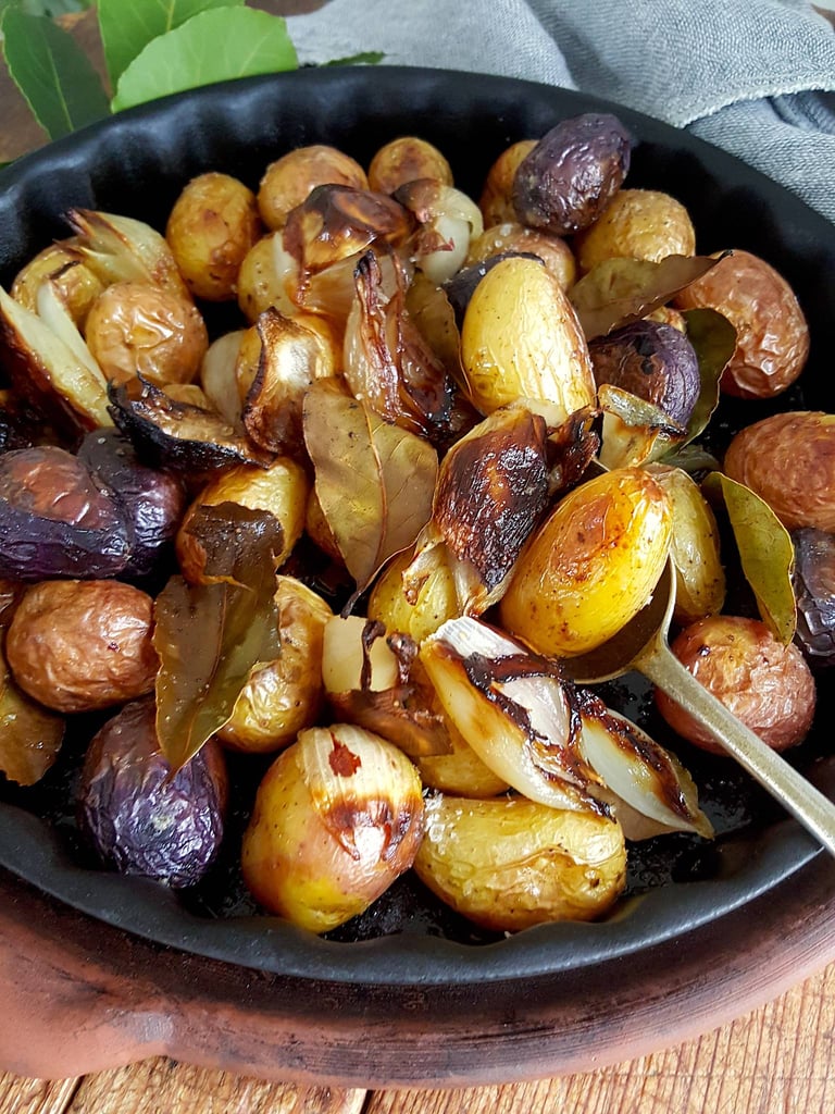 Roasted Potatoes & Shallots with Fresh Bay