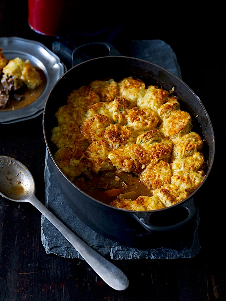 Beef Cobbler with Crusty Scone Topping