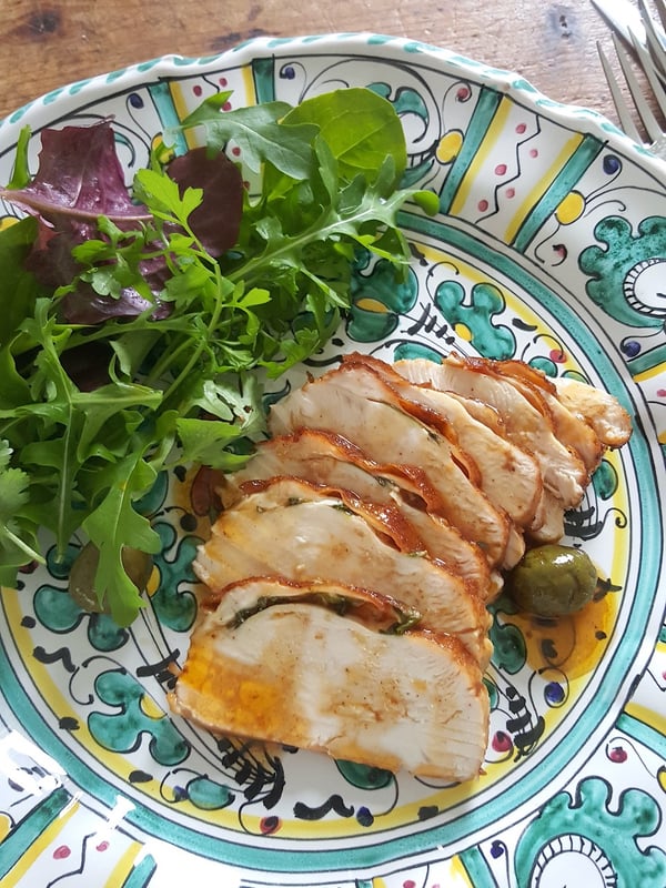 Chicken Breasts with Green Olives