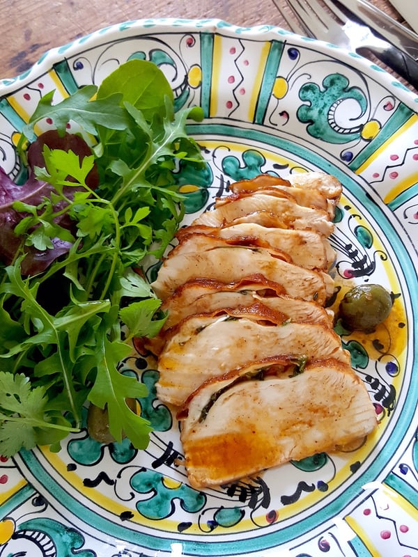 Chicken Breasts with Green Olives