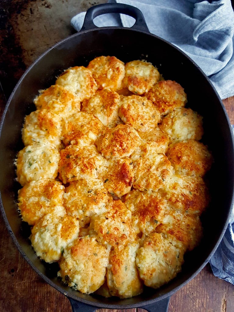 Vegetable Cobbler with a Crusty Scone Topping