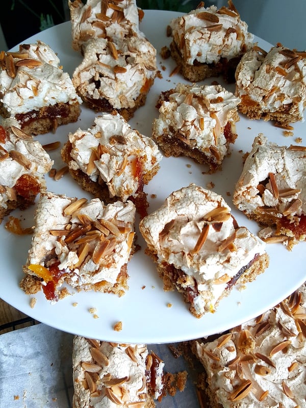 Apricot Meringue Slice