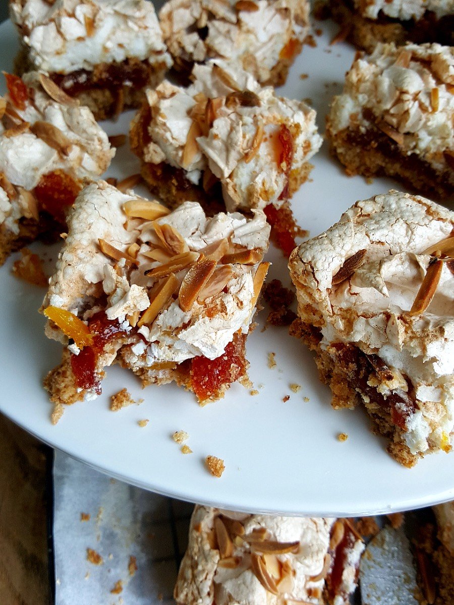 Apricot Meringue Slice