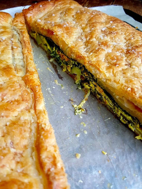 Salmon & Asparagus Pie