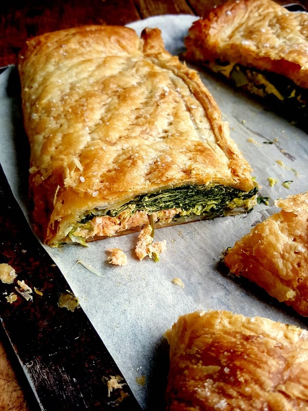 Salmon & Asparagus Pie