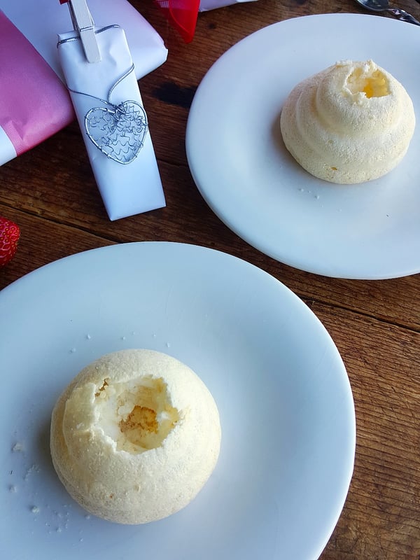Meringue Nests with Berries
