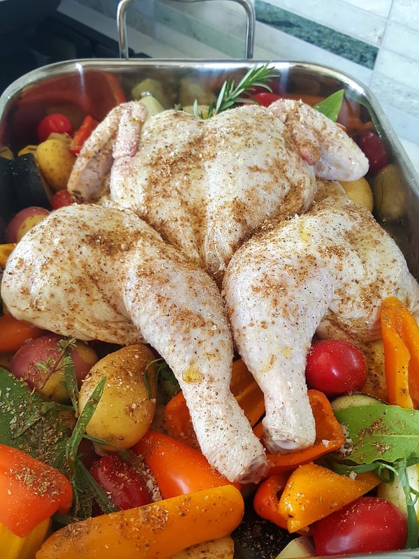 Summer Spatchcock Chicken