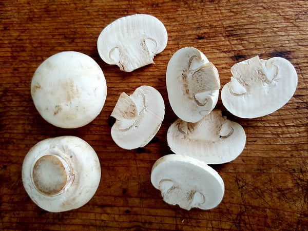 Button mushrooms