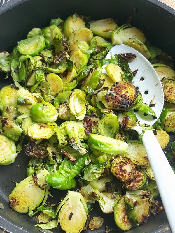 Brussels Sprouts with Crunchy Crumbs