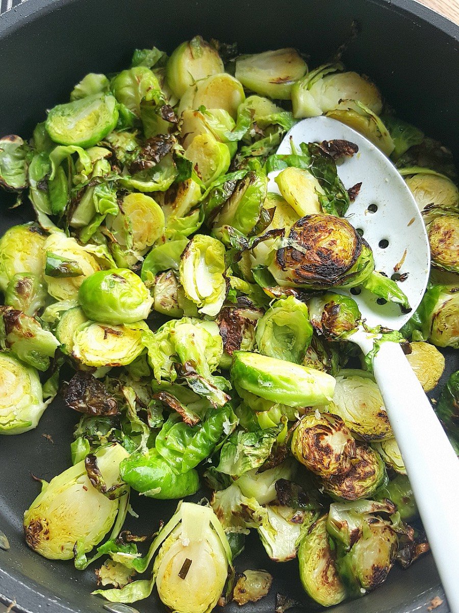 Brussels Sprouts with Crunchy Crumbs