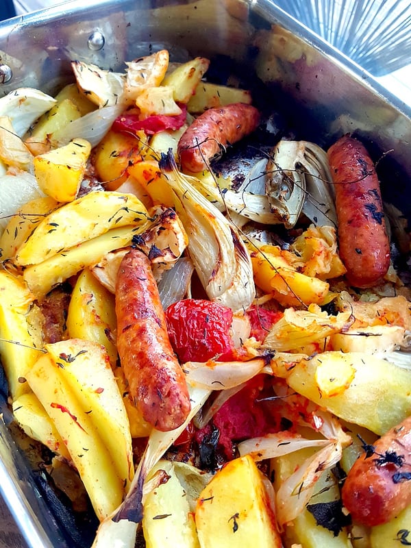 Potato & Chorizo Bake