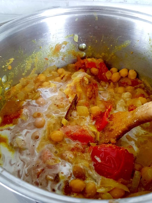 Coconut Chickpea Curry