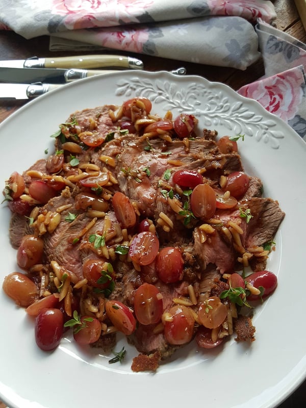 Roast Lamb with Lemon & Rosemary Crust