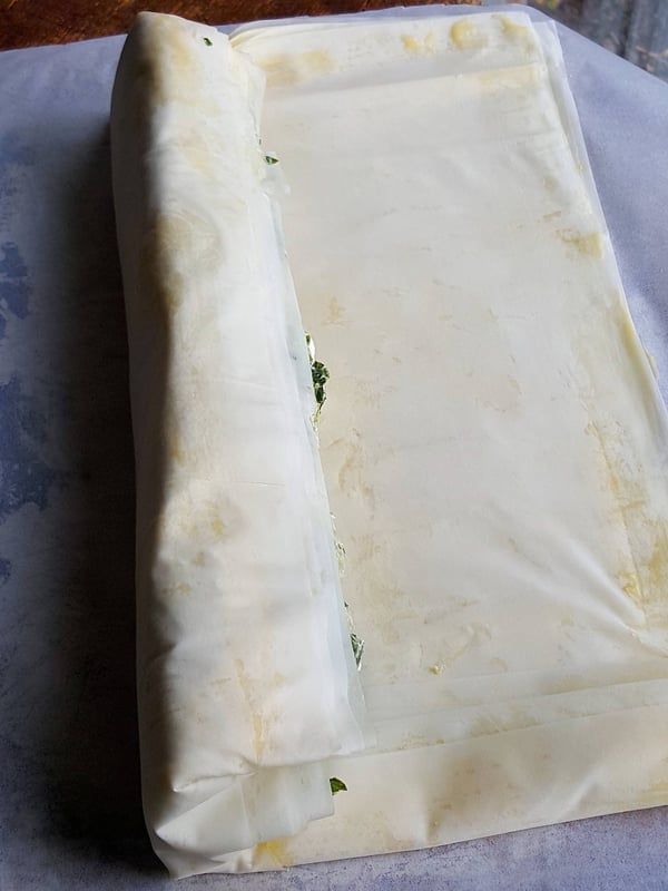 Silverbeet Filo Pie