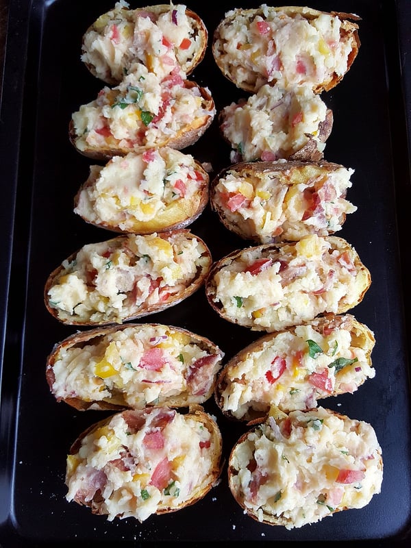 Stuffed Jacket-baked Potatoes