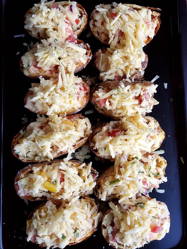 Stuffed Jacket-baked Potatoes