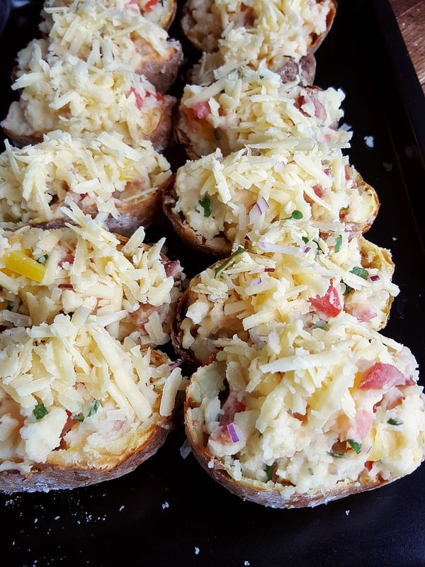 Stuffed Jacket-baked Potatoes