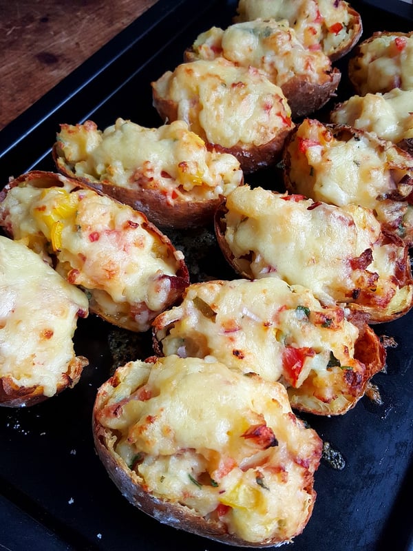 Stuffed Jacket-baked Potatoes
