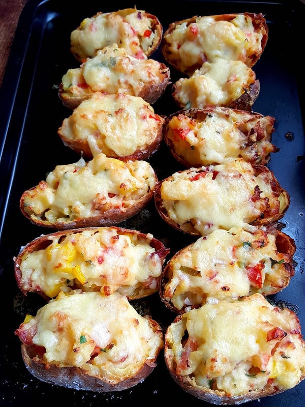 Stuffed Jacket-baked Potatoes