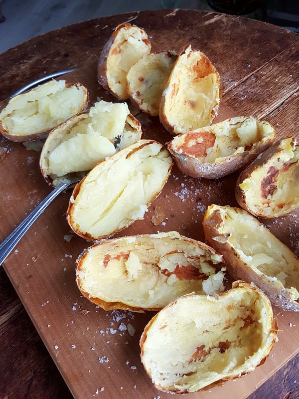 Stuffed Jacket-baked Potatoes