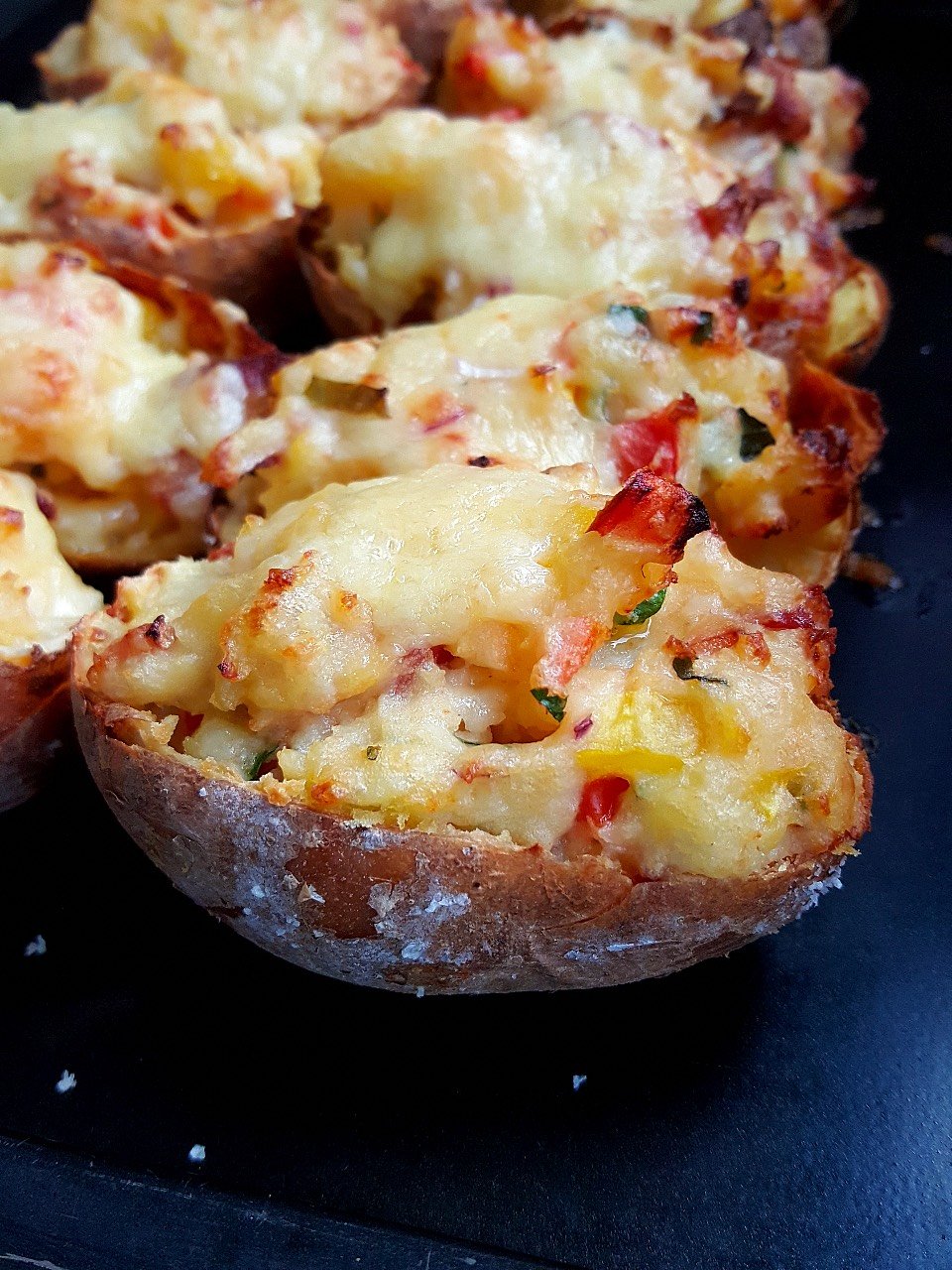Stuffed Jacket-baked Potatoes