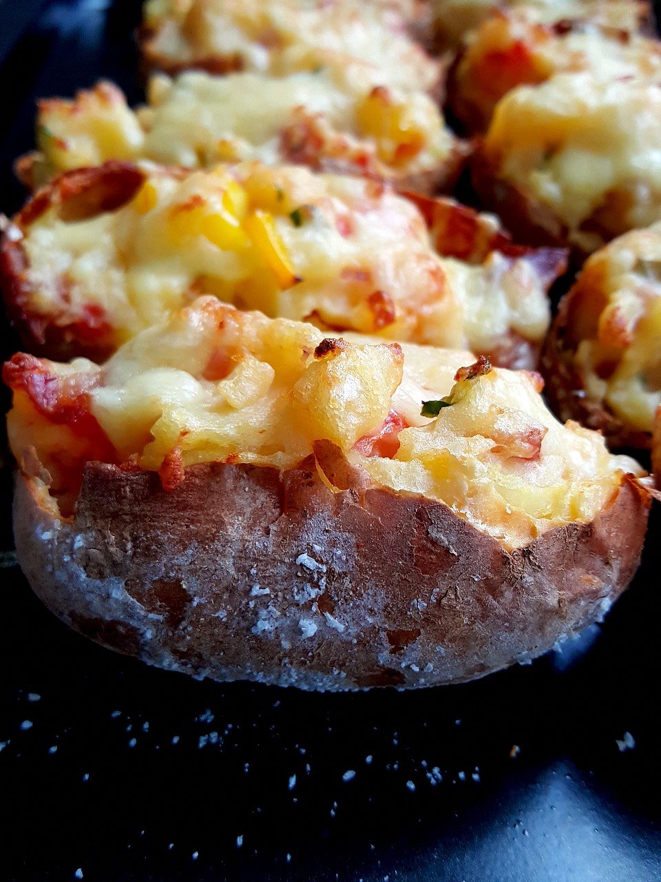 Stuffed Jacket-baked Potatoes