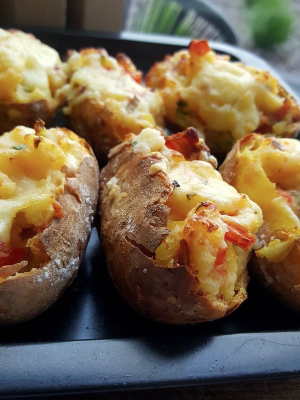 Stuffed Jacket-baked Potatoes