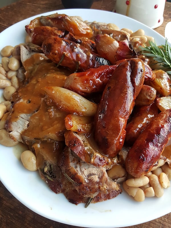 Celebration roast leg of lamb