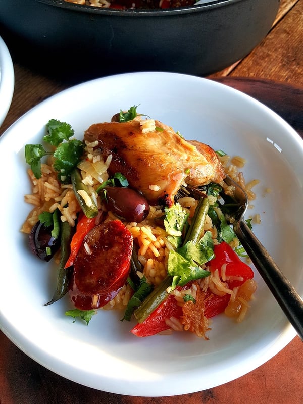 Chicken with Chorizo