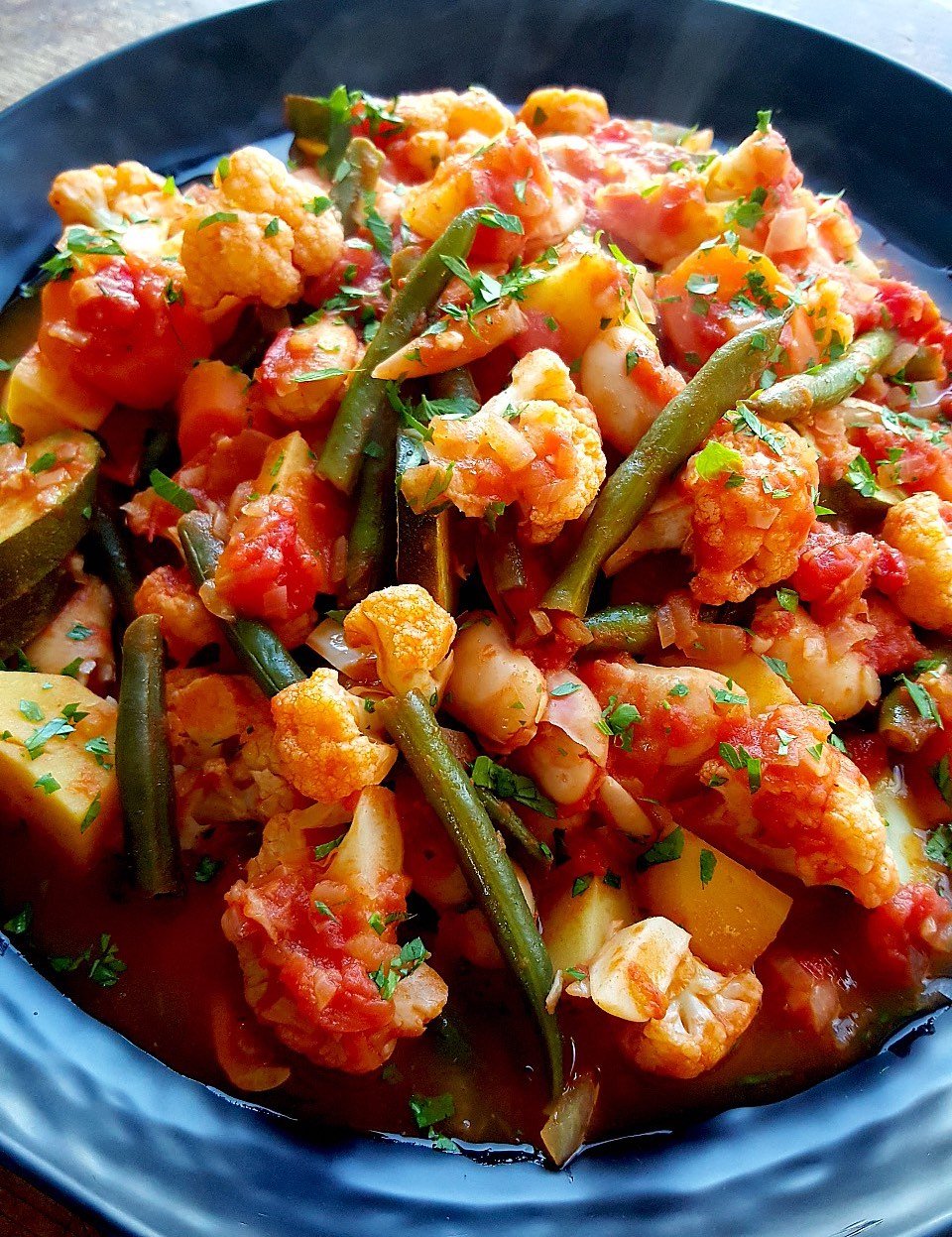 Electric Chilli – easy all-veg chilli dish.