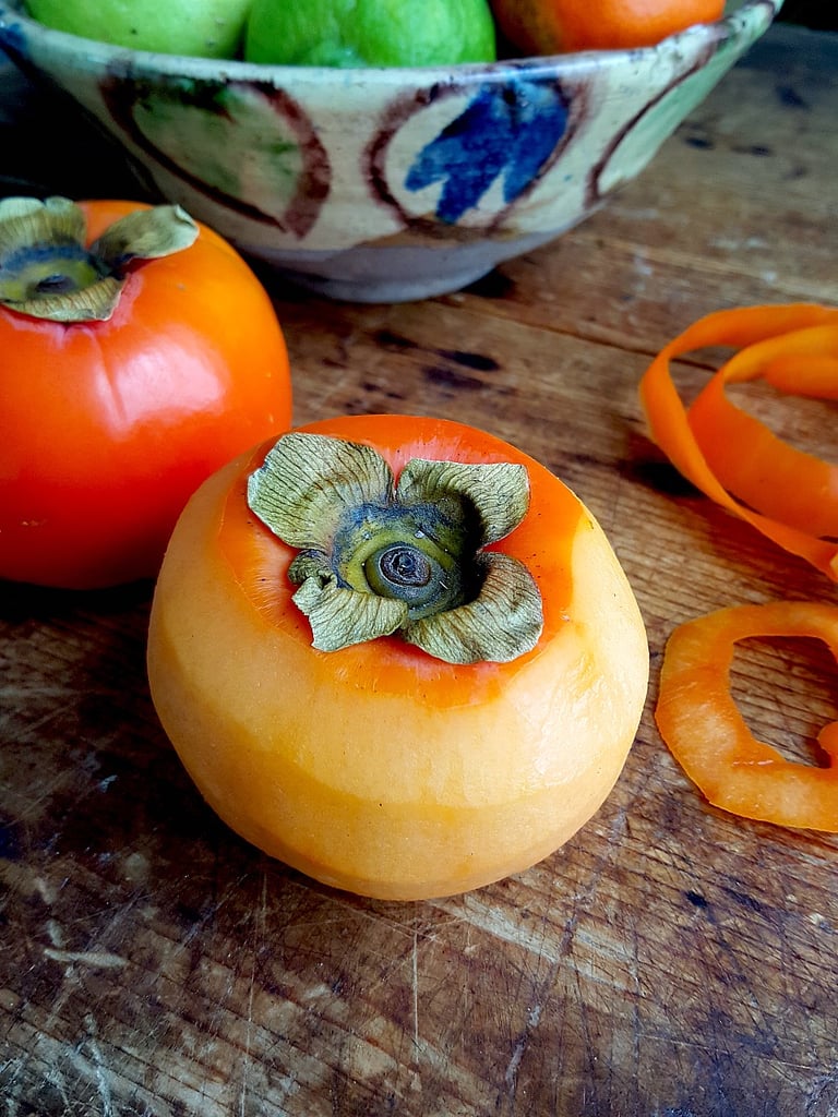 Use persimmons in salads to add sweet crunch!