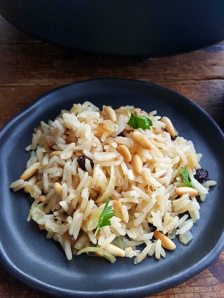 Pilaf with Cardamom & Pine Nuts