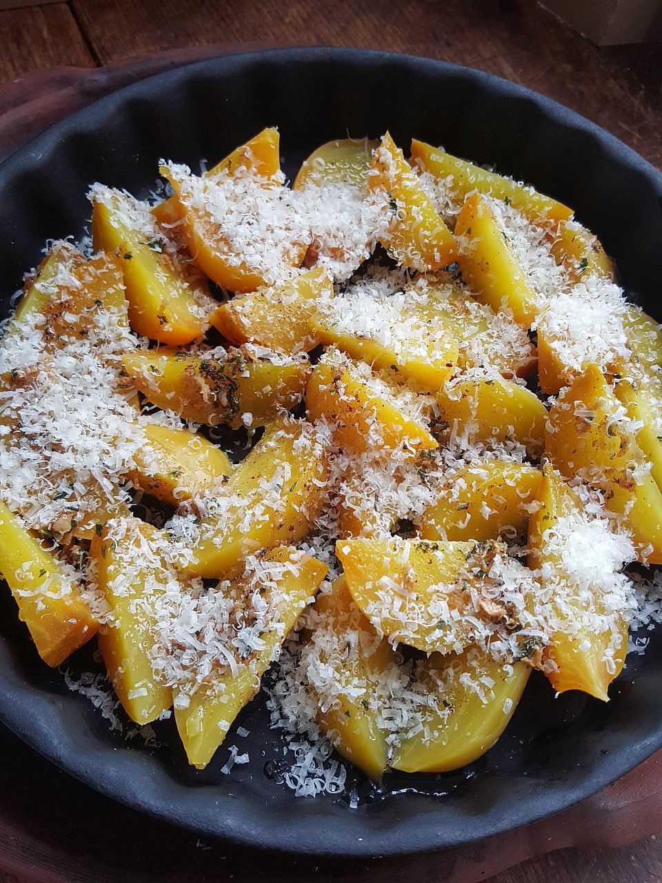 Parmesan & butter transform golden beetroot.