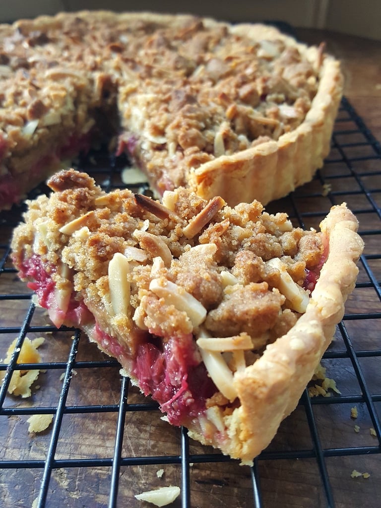 Rhubarb & Almond Tart