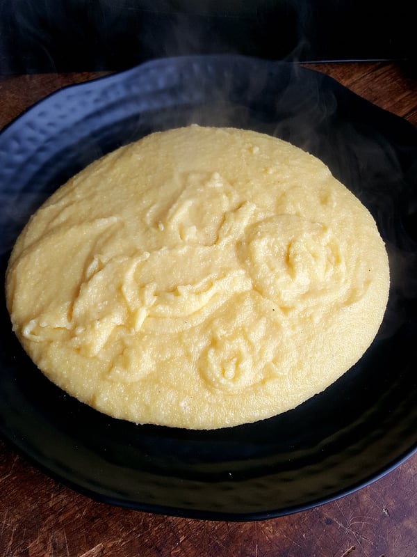 Cheesy polenta!