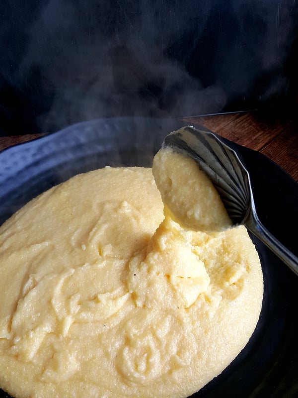 Cheesy polenta