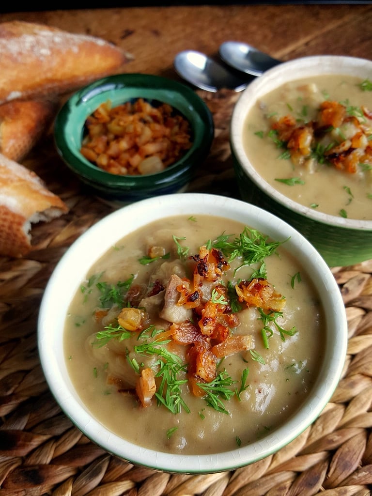 Show off porcini in a creamy soup.