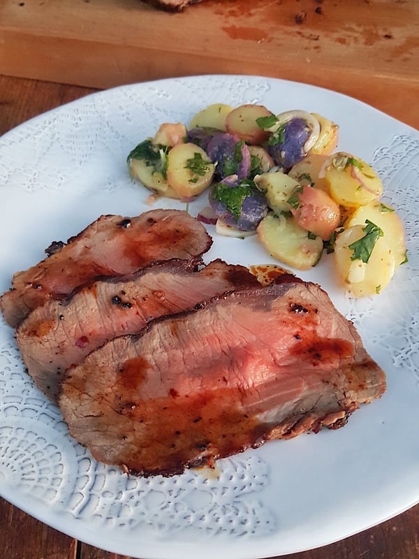 Spiced Beef and German Potato Salad