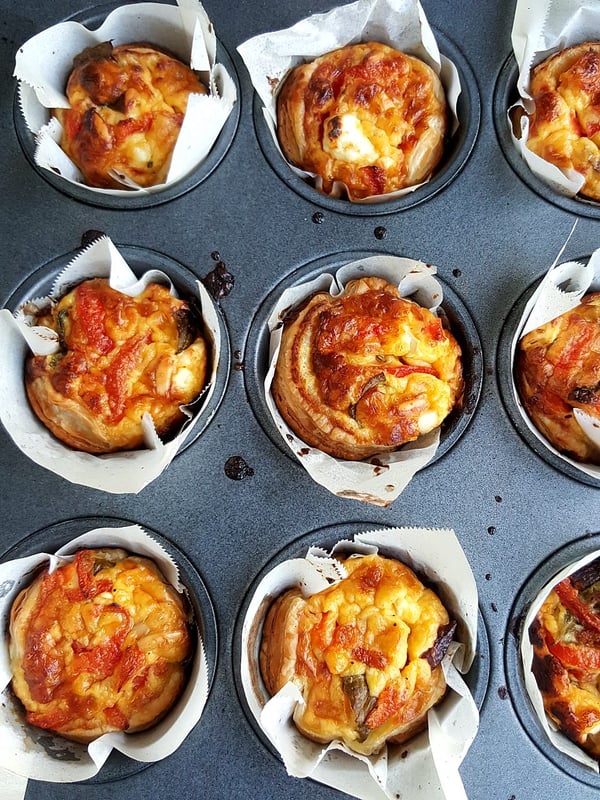 Mini Red Pepper Tartlets