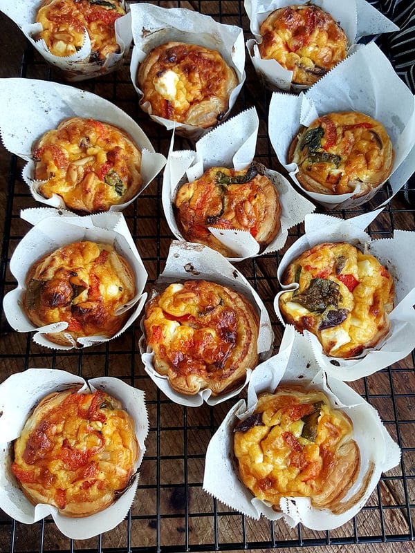 Mini Red Pepper Tartlets
